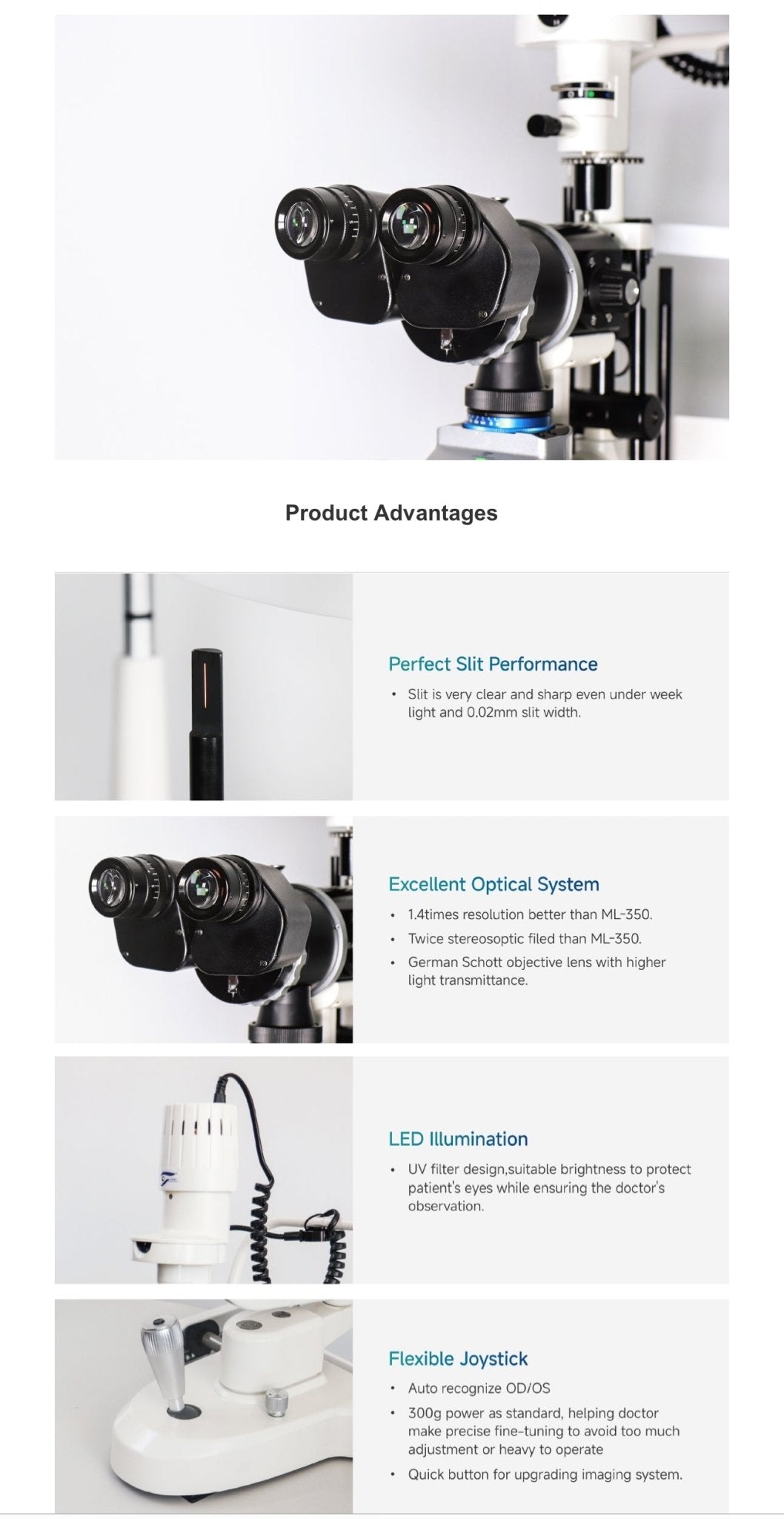 ML - 350A OcuRx Slit Lamp Microscope - OcuRx