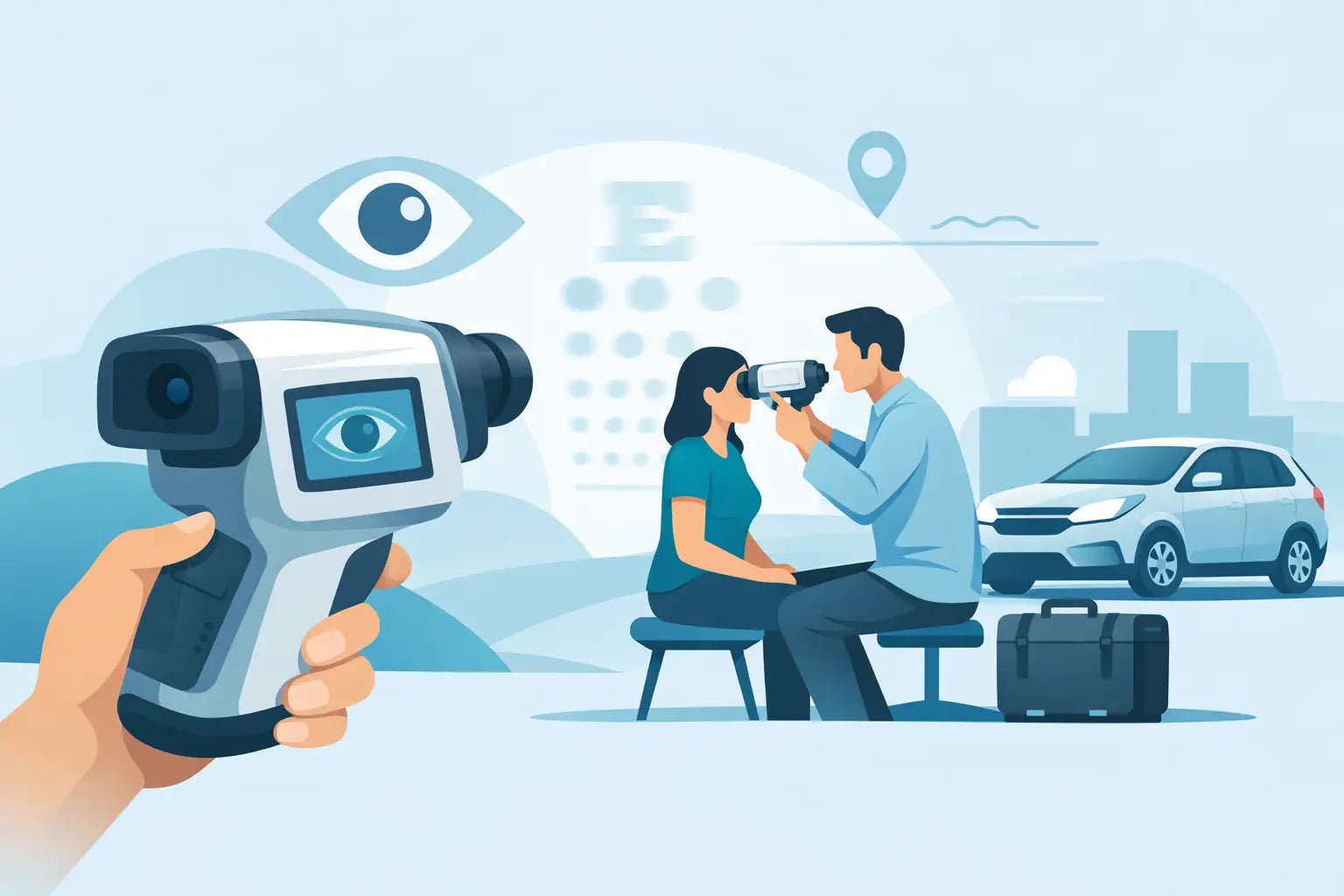 Portable Autorefractors for Mobile Optometry – OcuRx