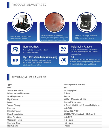 OcuRx Fundus Camera Portable