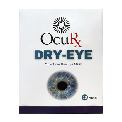 One-Time Use OcuRx Dry Eye Masks - 10 boxes (100 total masks)