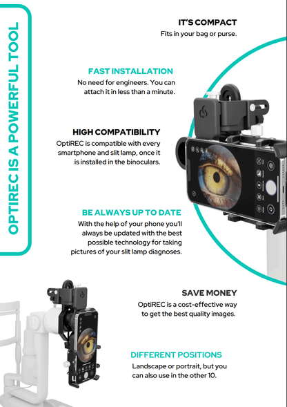 OptiRec - Slit Lamp Adapter - OcuRx