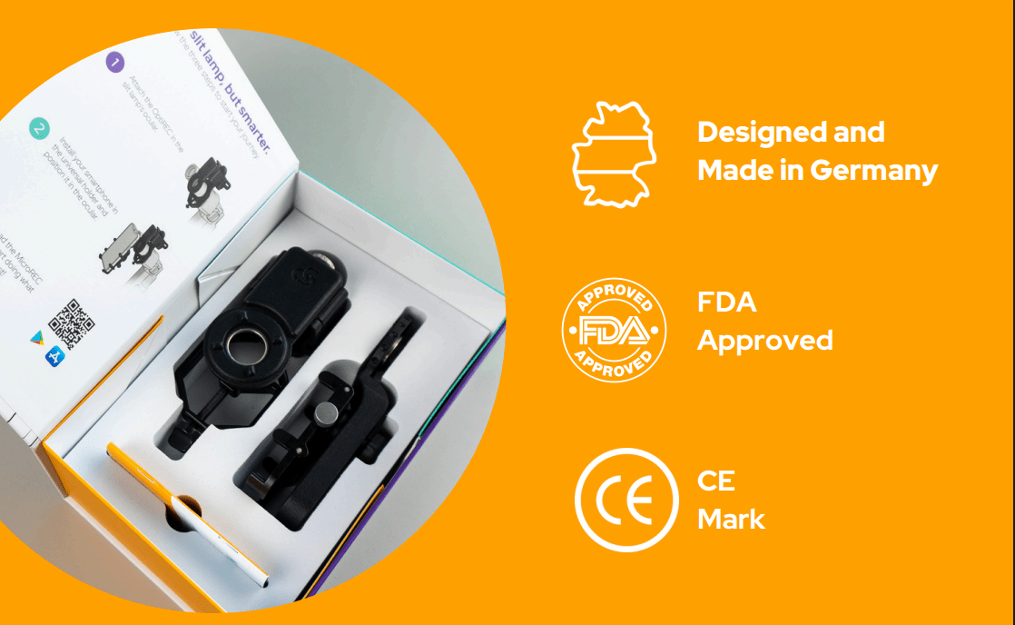 OptiRec - Slit Lamp Adapter - OcuRx